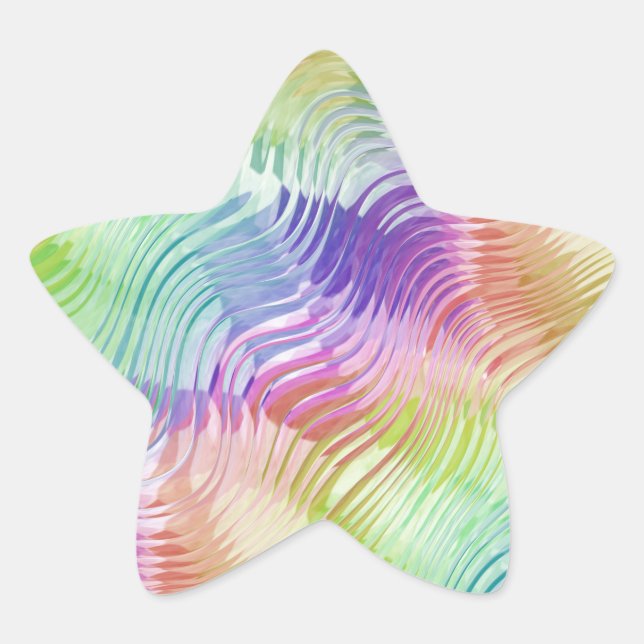 Pegatina En Forma De Estrella rainwave ultradeluxe : (Anverso)