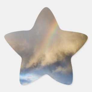 Pegatina En Forma De Estrella rebelión arco iris
