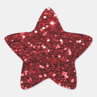 Red Faux Purpurina