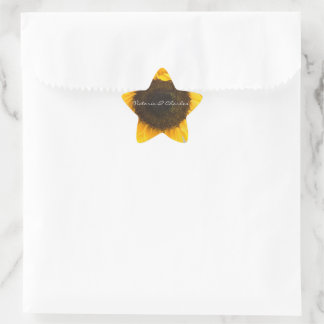 Pegatina En Forma De Estrella Regalos de girasol