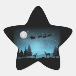 Pegatina En Forma De Estrella Renos Adorables De Noche