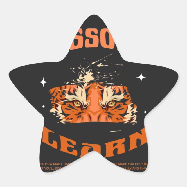 Pegatina En Forma De Estrella Resilient Gorilla Sticker (Anverso)