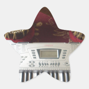 Pegatina En Forma De Estrella Rincón Creativo Hermoso: Tapiz Musical