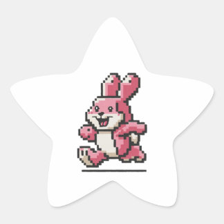 Pegatina En Forma De Estrella Runny Bunny