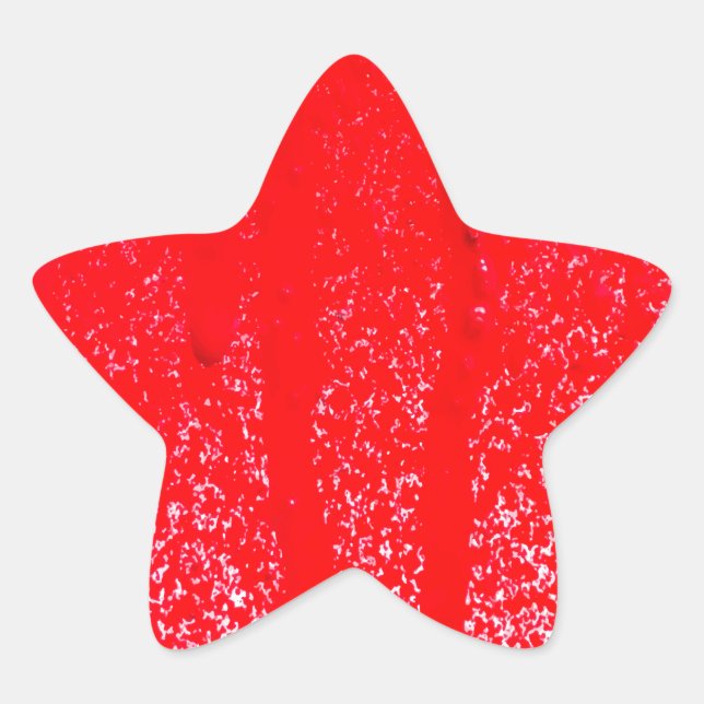 Pegatina En Forma De Estrella sangre goteante (Anverso)