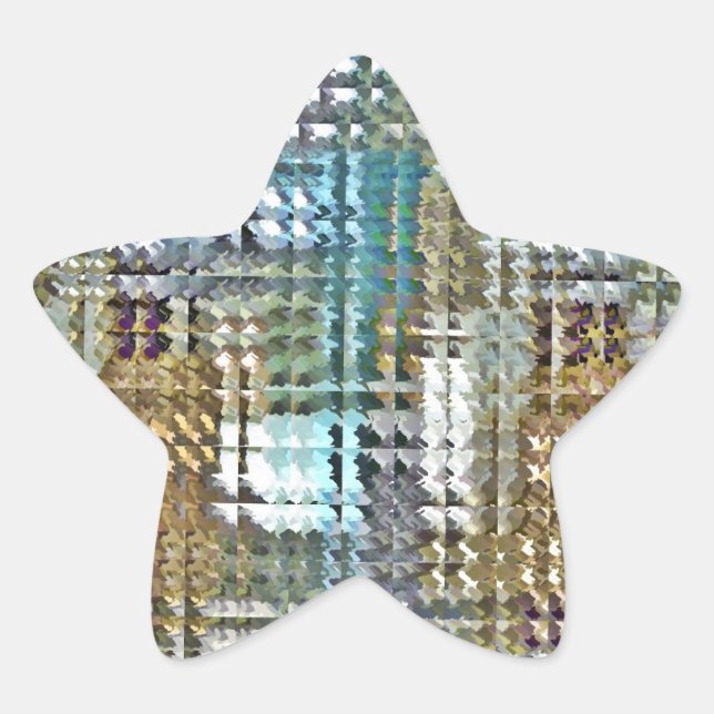 Pegatina En Forma De Estrella Satin Quilt (Anverso)