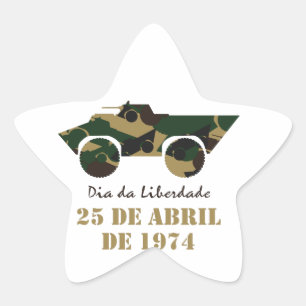 Pegatina En Forma De Estrella Símbolo de vehículo militar de la Revolución del 2
