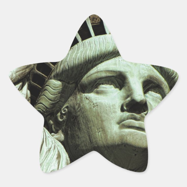 Pegatina En Forma De Estrella Situación de la libertad (Anverso)