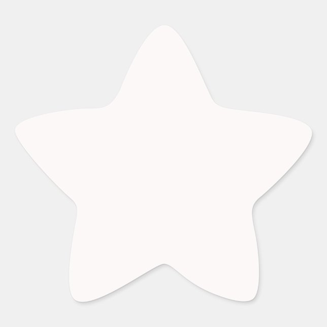 Pegatina En Forma De Estrella Snow Background (Anverso)