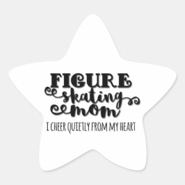 Pegatina En Forma De Estrella Software para mamá de patinaje artístico