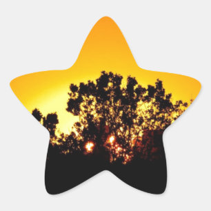 Pegatina En Forma De Estrella Sunrise