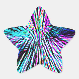 Pegatina En Forma De Estrella Supernova reconstruida de Roberto S. Lee