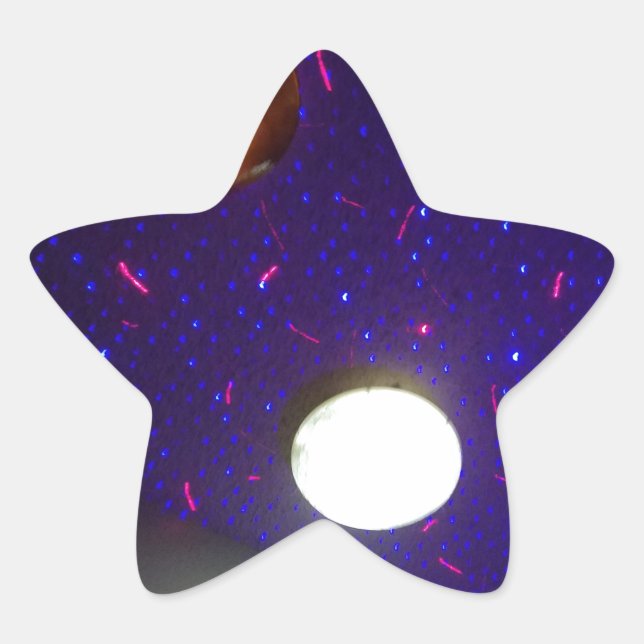 Pegatina En Forma De Estrella Techo espacial (Anverso)