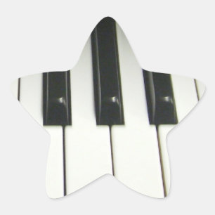 Pegatina En Forma De Estrella Teclado de piano