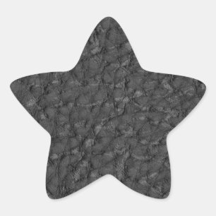Pegatina En Forma De Estrella Textura de cuero