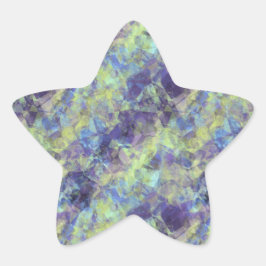 Pegatina En Forma De Estrella Textura de lavanda en bruto