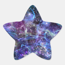 Pegatina En Forma De Estrella till the end of time, galactic space scape :