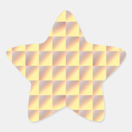 Pegatina En Forma De Estrella Tone-on-tone Squares.