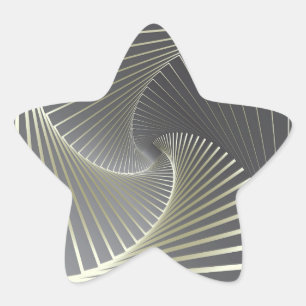 Pegatina En Forma De Estrella torrente amarillo gris