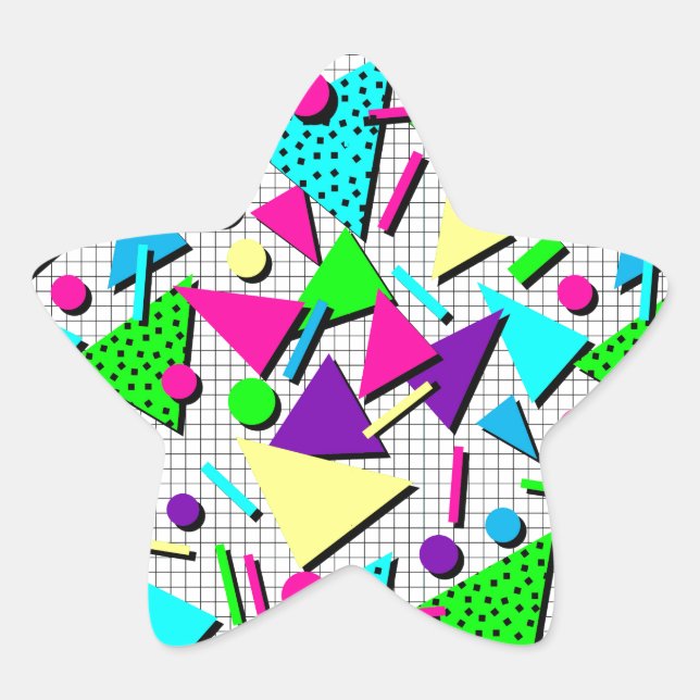 Pegatina En Forma De Estrella totalmente radical (Anverso)