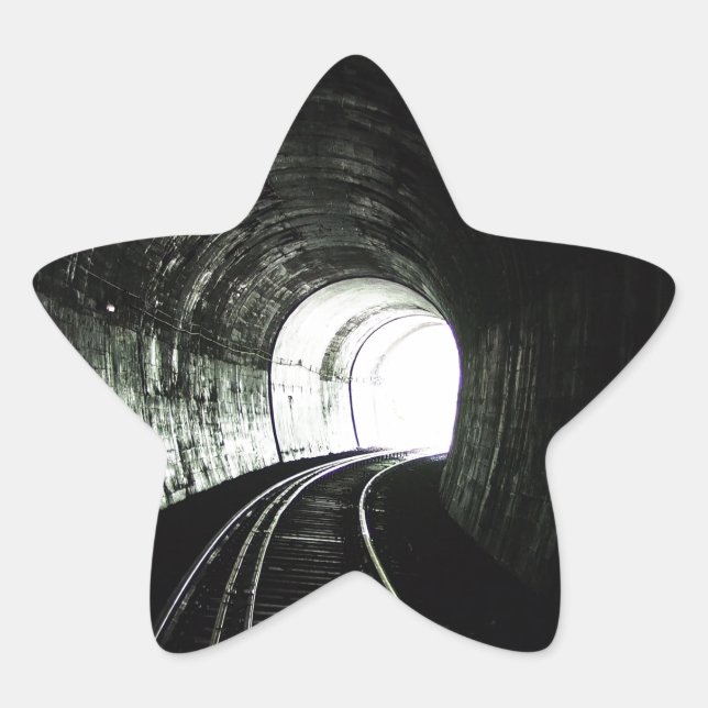Pegatina En Forma De Estrella Túnel locomotor (Anverso)