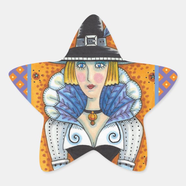 PEGATINA EN FORMA DE ESTRELLA TURQUÍA TIENE TESTIGO, UNA SALSA GRACIAS, PERSONA (Anverso)