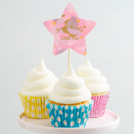Pegatina En Forma De Estrella Twinkle Twinkle Little Star Cupakes Topkle