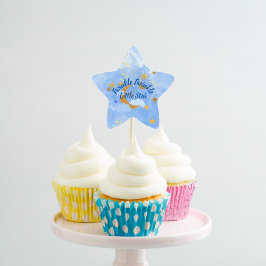 Pegatina En Forma De Estrella Twinkle Twinkle Little Star Cupakes Topkle