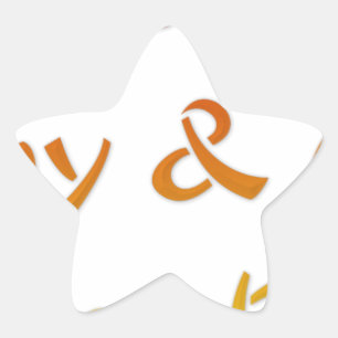 Pegatina En Forma De Estrella Un buen día y un mejor diseño de arte de texto noc