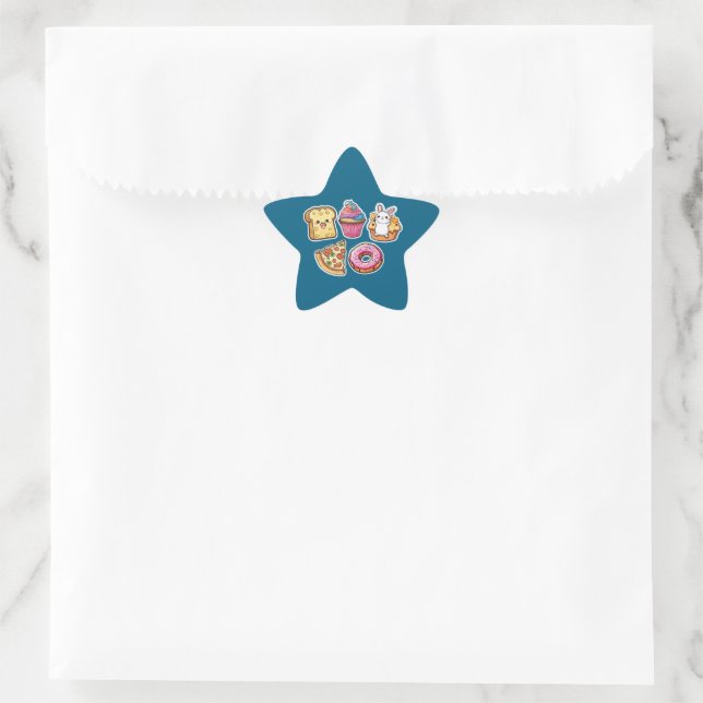 Pegatina En Forma De Estrella Varieties of bread sticker (Bolso)