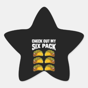 Pegatina En Forma De Estrella Ver mi paquete de seis Tacos Cinco De Mayo