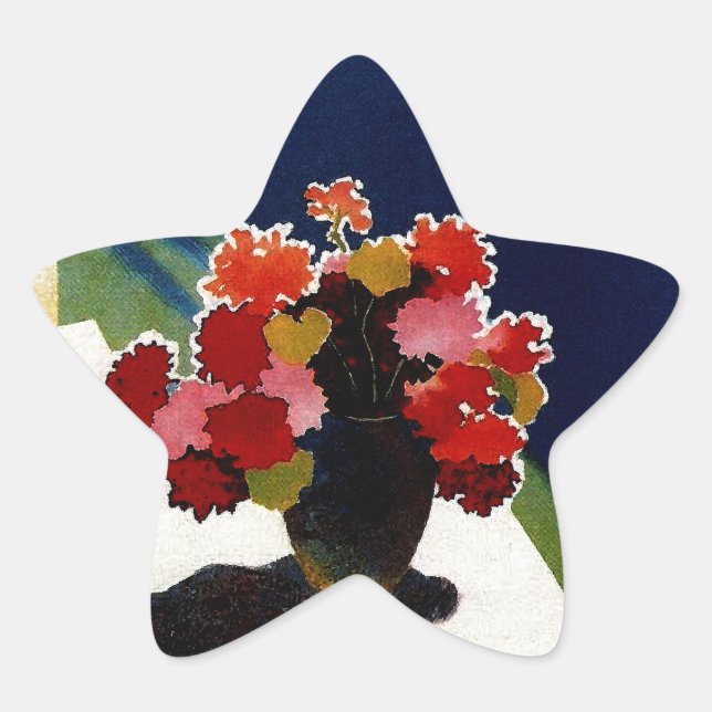 Pegatina En Forma De Estrella Viaje de Capri Italia (Anverso)