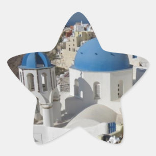 Pegatina En Forma De Estrella Viajes de Mykonos Grecia