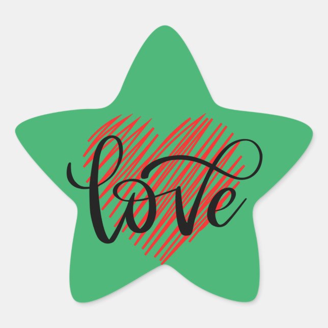 Pegatina En Forma De Estrella Vibrantes diseños de moda Pegatina en Zazzle (Anverso)