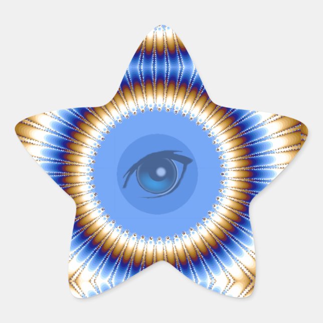 Pegatina En Forma De Estrella Visión_ (Anverso)