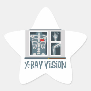 Pegatina En Forma De Estrella Visión de rayos X