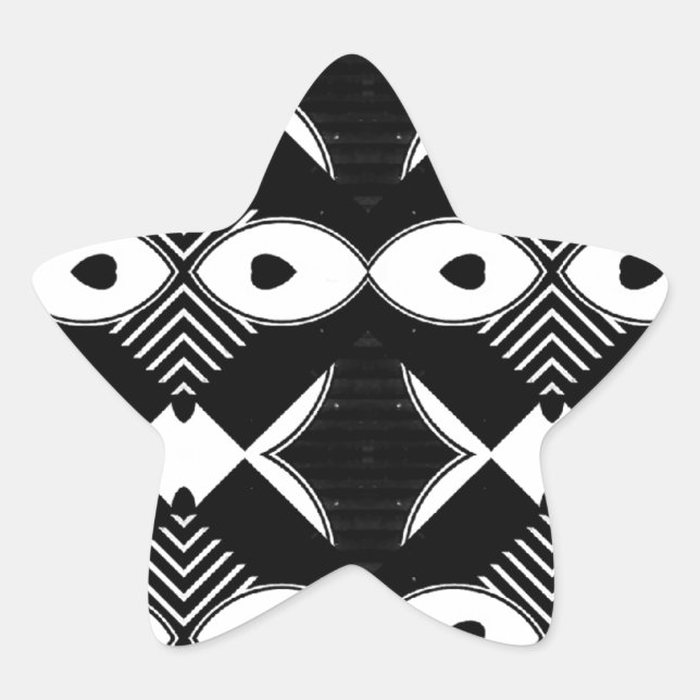 Pegatina En Forma De Estrella Visiones_ (Anverso)