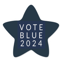 Voto minimalista Blue Kamala Harris 2024