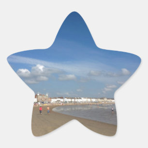 Pegatina En Forma De Estrella Weymouth Beach