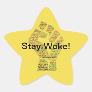Pegatina En Forma De Estrella #WokeWednesdays