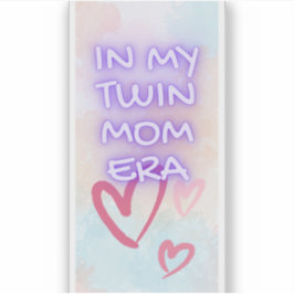 Pegatina En la era de mi mamá gemela