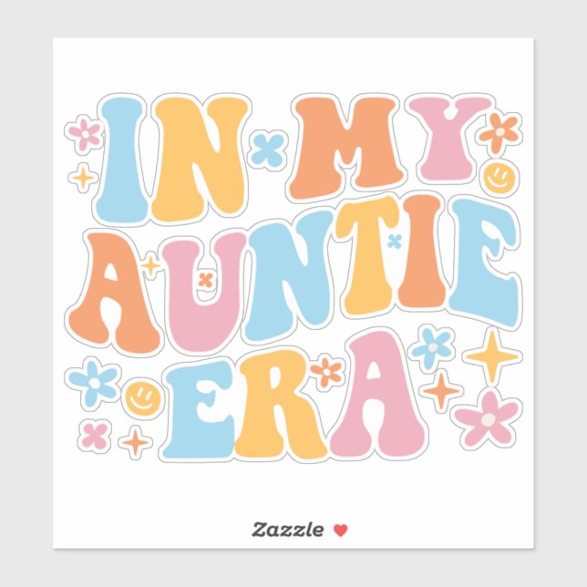 Pegatina En la era de mi tía (Hoja)