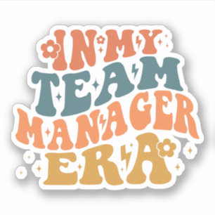 Pegatina En la era del jefe de equipo