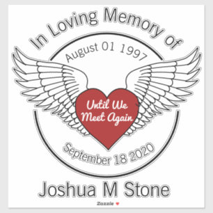 Pegatina En la memoria amorosa de