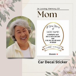 Pegatina En la memoria amorosa de la madre [AÑADIR NOMBRE] 