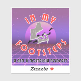 Pegatina En mis pasos Diseño Podcast Bumper Sticker 2025