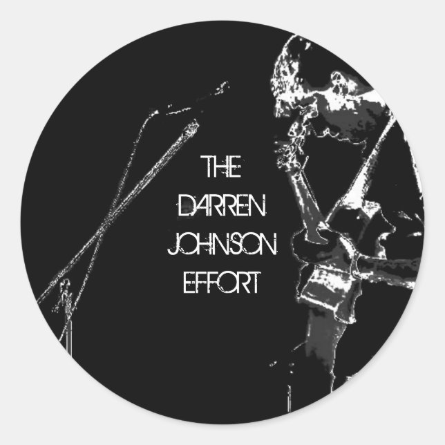 Pegatina en vivo de DJE (paquete de 6) (Anverso)