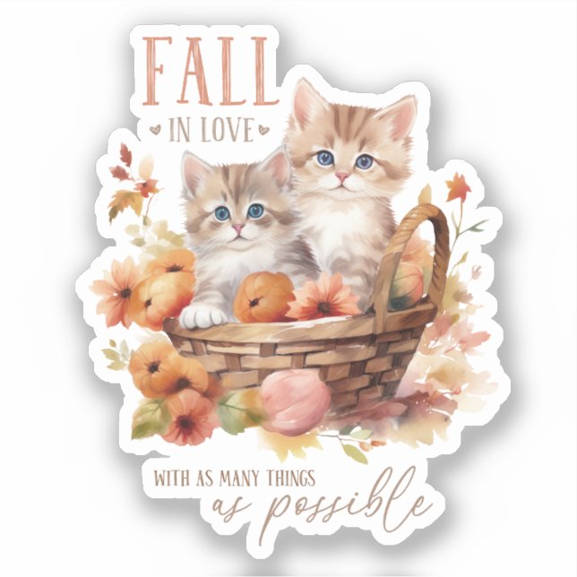 Pegatina Enamorada De Tantas Cosas (Anverso)