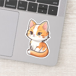 Pegatina Encantador Kawaii Kitten