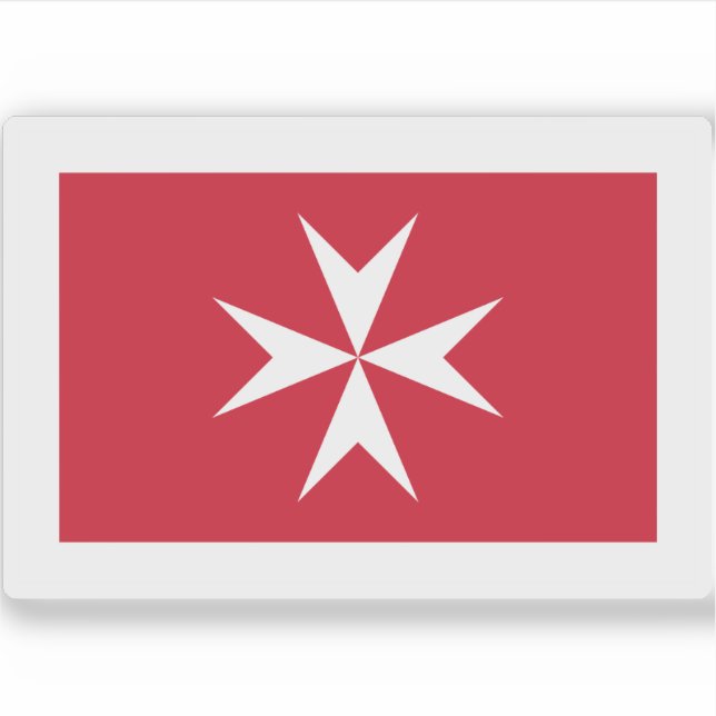 Pegatina Encargado civil de Malta (1964-presente) (Anverso)